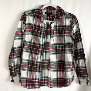 Banana Republic Classic Fit Plaid Shirt Women